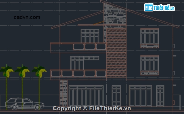 Bản vẽ,Bản vẽ autocad,biệt thự gia đình,biệt thự đẹp,biệt thự đẹp 2